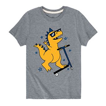 Boys 8-20 Mohawk Scooter Dino Graphic Tee
