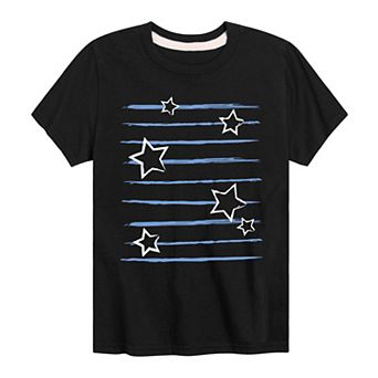 Boys 8-20 Stripes And Stars Graphic Tee
