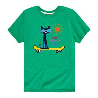 Boys 8-20 Pete The Cat Skateboard Graphic Tee