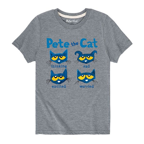 Boys 8-20 Pete The Cat Faces Graphic Tee