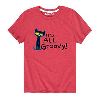 Boys 8-20 Pete The Cat Groovy Graphic Tee