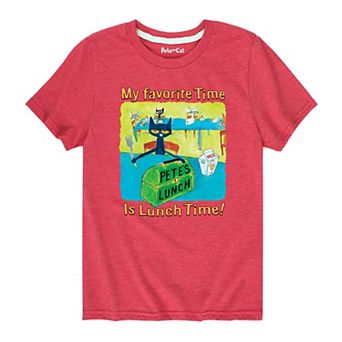 Boys 8-20 Pete the Cat Lunch Graphic Tee