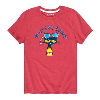 Boys 8-20 Pete the Cat Glasses Graphic Tee