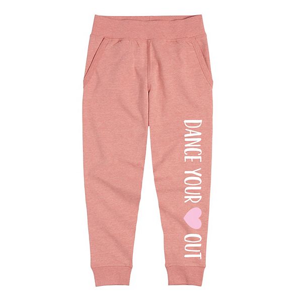 Girls 7-16 Dance Your Heart Out Jogger Pants