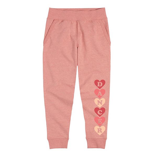 Girls 7 16 Dancer Hearts Jogger Pants