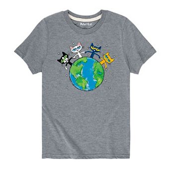 Boys 8-20 Pete The Cat World Graphic Tee