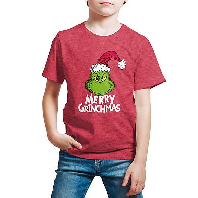 Boys 8-20 Dr. Seuss' The Grinch Who Stole Christmas Merry Grinchmas Graphic Tee