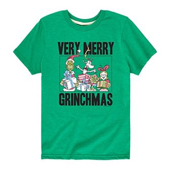 Boys 8-20 Very Merry Grinchmas Graphic Tee