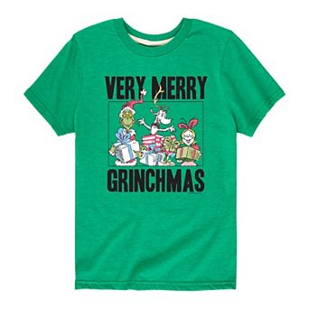 Boys 8-20 Very Merry Grinchmas Graphic Tee