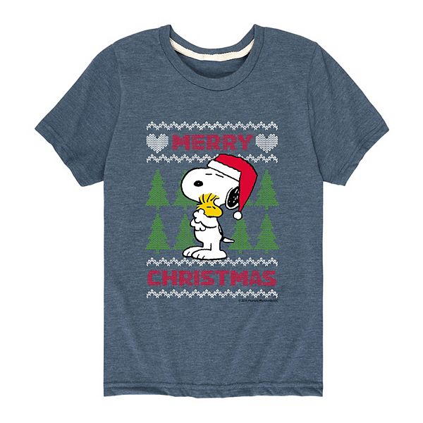 Boys 8-20 Peanuts Snoopy Sweater Graphic Tee