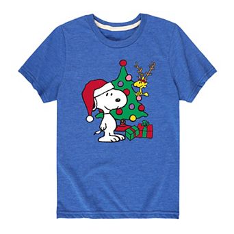 Boys 8-20 Peanuts Happy Holiday Graphic Tee