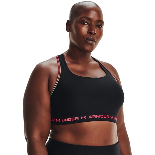 UNDER ARMOUR Sports bra CROSSBACK in black