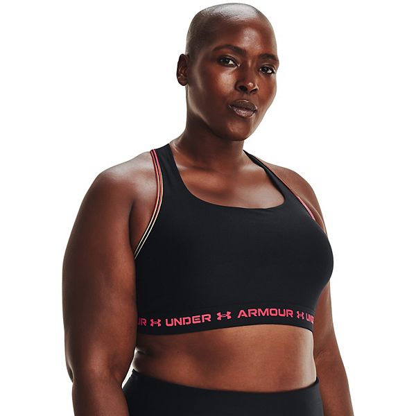 Plus Size Under Armour Mid® Crossback 80s Sports Bra