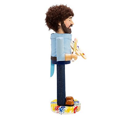 Kurt Adler 10" Bob Ross with Palette Nutcracker