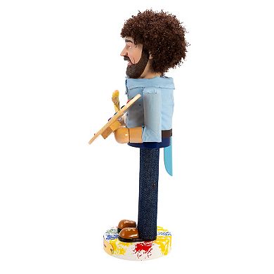 Kurt Adler 10" Bob Ross with Palette Nutcracker