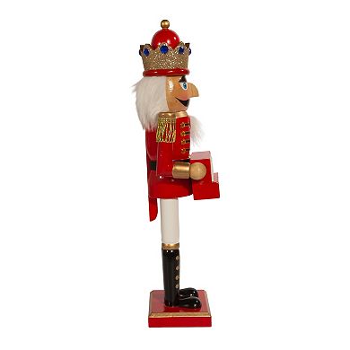 Kurt Adler 15" Red King Nutcracker with Calendar