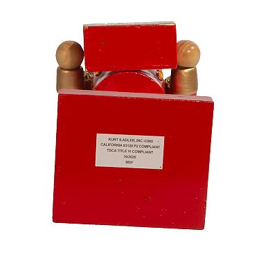 Kurt Adler 15" Red King Nutcracker with Calendar