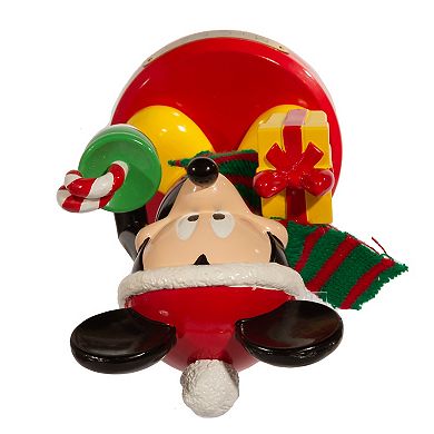 Disney's Mickey Mouse 10" Nutcracker with Present by Kurt Adler