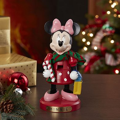 Disney 10" Minnie Mouse with Candy Cane Nutcracker by Kurt Adler