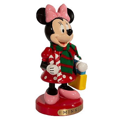 Disney 10" Minnie Mouse with Candy Cane Nutcracker by Kurt Adler