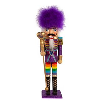 Gay Pride Christmas Nutcracker Floor Decor