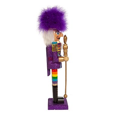 Gay Pride Christmas Nutcracker Floor Decor