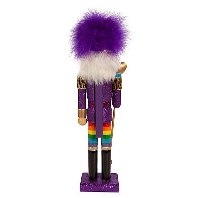 Gay Pride Christmas Nutcracker Floor Decor