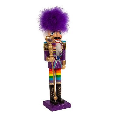 Gay Pride Christmas Nutcracker Floor Decor
