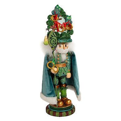 Hollywood Five Golden Rings Nutcracker Christmas Floor Decor