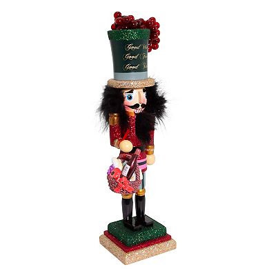 Hollywood Wine Nutcracker Christmas Floor Decor