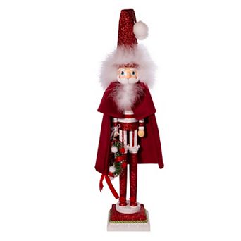 Hollywood Wreath Red Skinny Nutcracker Christmas Floor Decor
