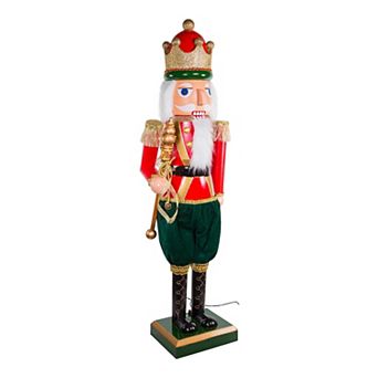 Light-Up Musical Nutcracker Christmas Floor Decor
