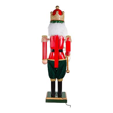 Light-Up Musical Nutcracker Christmas Floor Decor