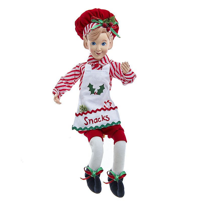 Kringle Klaus Elf Baker Christmas Ornament, Multicolor