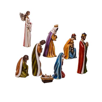 Christmas Nativity Table Decor 8-piece Set