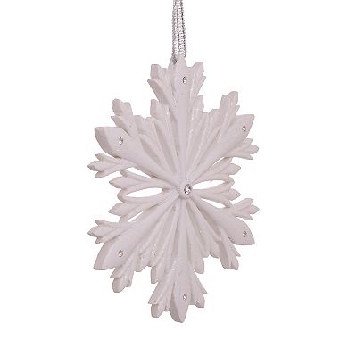 Elegant Snowflake Christmas Ornament