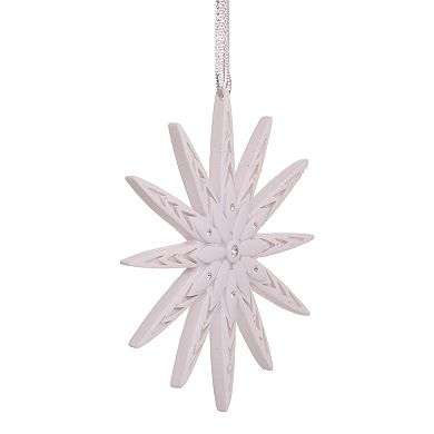 Modern Snowflake Christmas Ornament