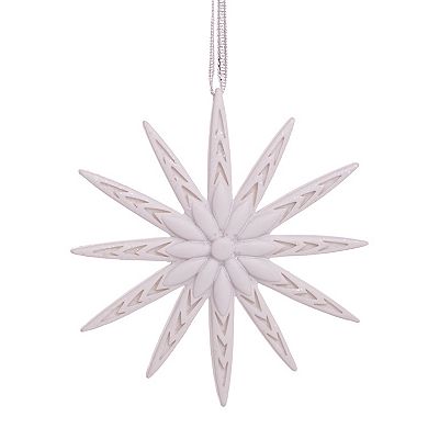 Modern Snowflake Christmas Ornament