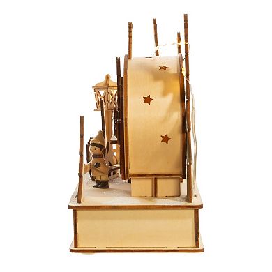 Light-Up Camping Scene Christmas Table Decor