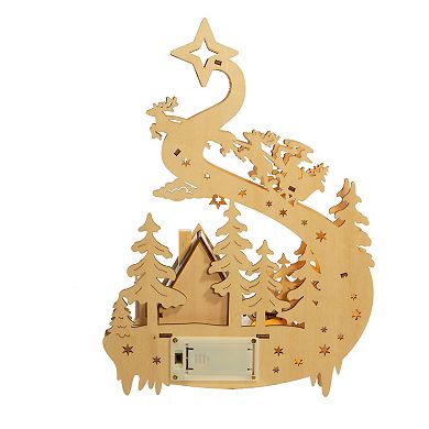 Light-Up Village Christmas Table Decor