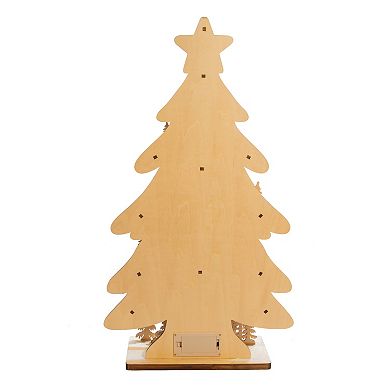 Light-Up Christmas Tree Village Floor Decor