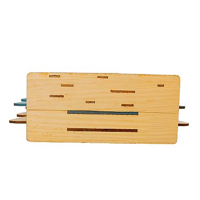 Light-Up Christmas Tree Village Floor Decor