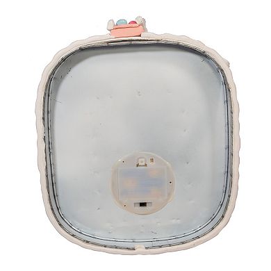 Light-Up Pastel Faux Gingerbread House Christmas Table Decor