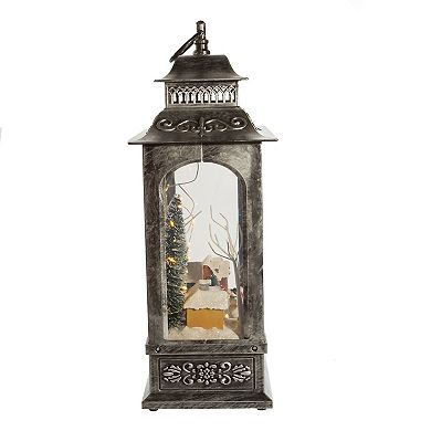 LED Musical Christmas Village Lantern Floor Decor