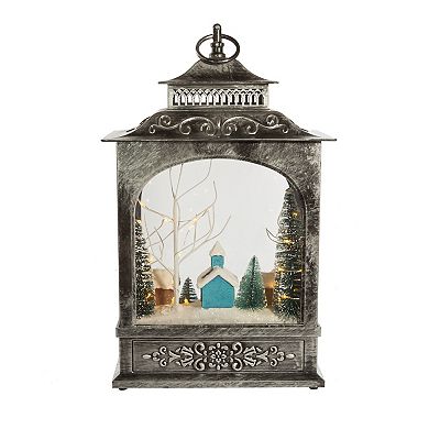 LED Musical Christmas Village Lantern Floor Decor