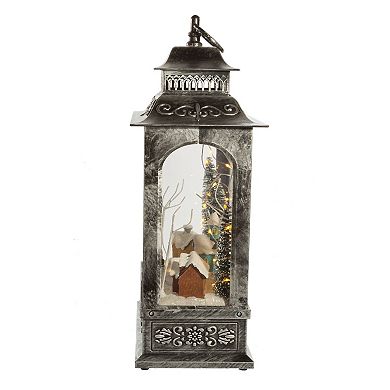 LED Musical Christmas Village Lantern Floor Decor