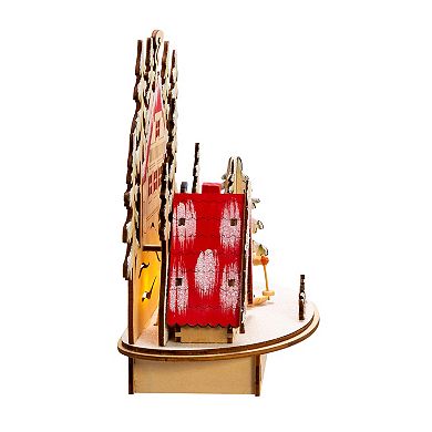 Light-Up Ski Resort Village Christmas Table Decor