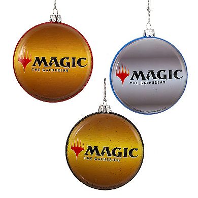Magic The Gathering Disc Christmas Ornament 3-piece Set