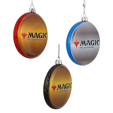 Magic The Gathering Disc Christmas Ornament 3-piece Set