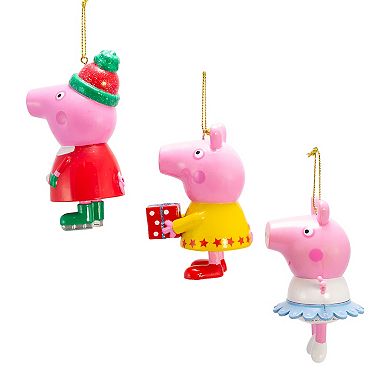 Peppa Pig Christmas Ornament 3-piece Set